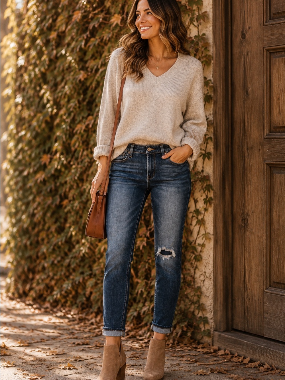 VERVET Amber Mid-Rise Skinny Jeans | NWT | Size 28 | Distressed Knee
